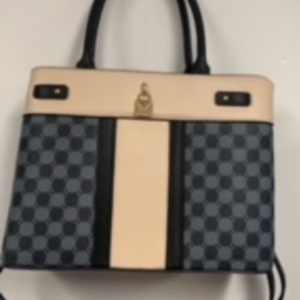 Blue and Cream Purse